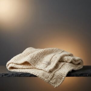 Chunky Knit Throw, Oversized