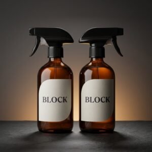 Glass Spray Bottles, 2-Pack