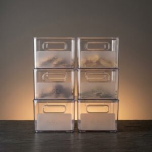 Stackable Pantry Bins, Set of 6