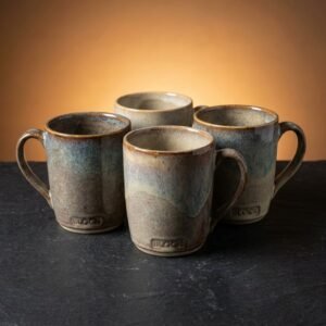 Stoneware Mug Set, 4-Piece